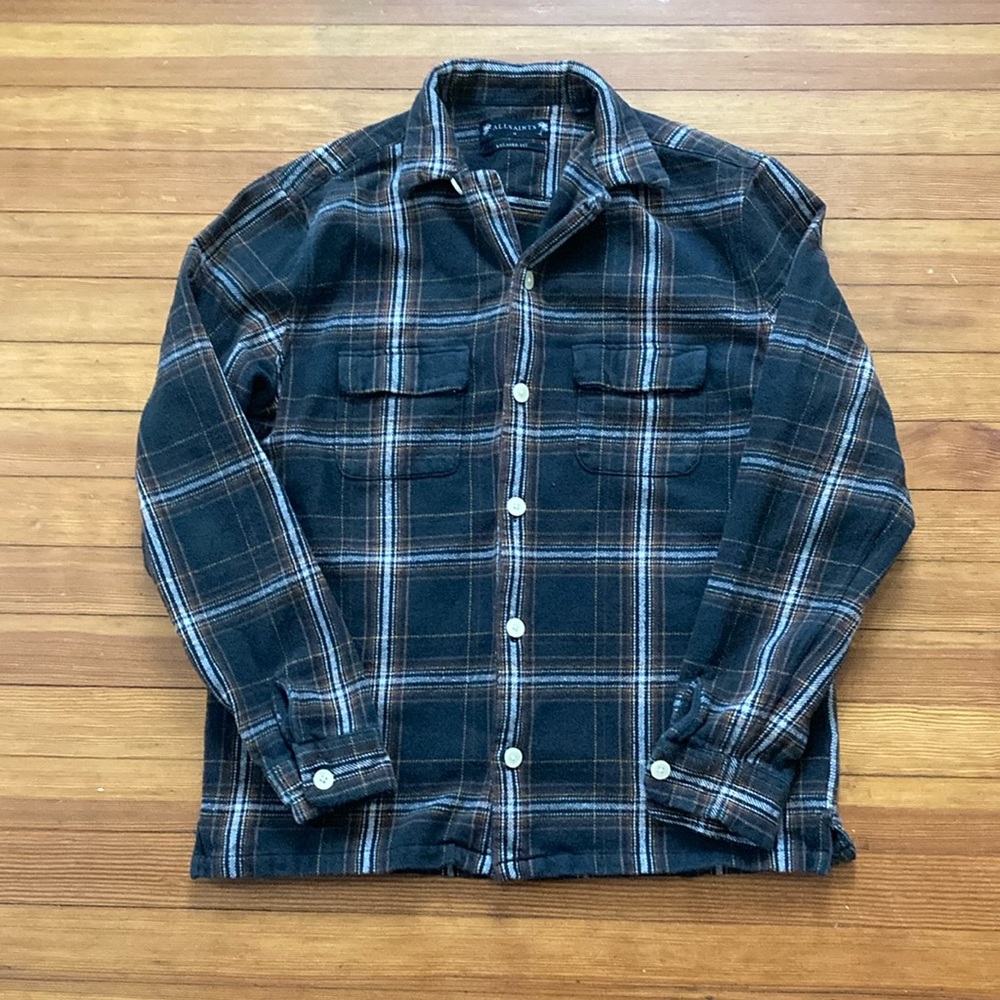 AllSaints Heavyweight Flannel